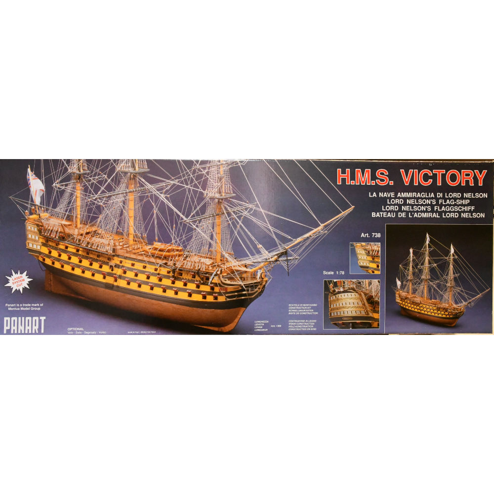 HMS Victory Model Ship Kit with Copper Hull - Panart (738) - Image 11